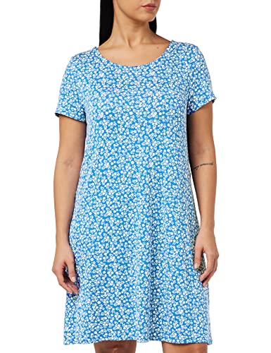 Only Kobiety Onlbera Back Lace Up S/S Sukienka, Niebieski, XL