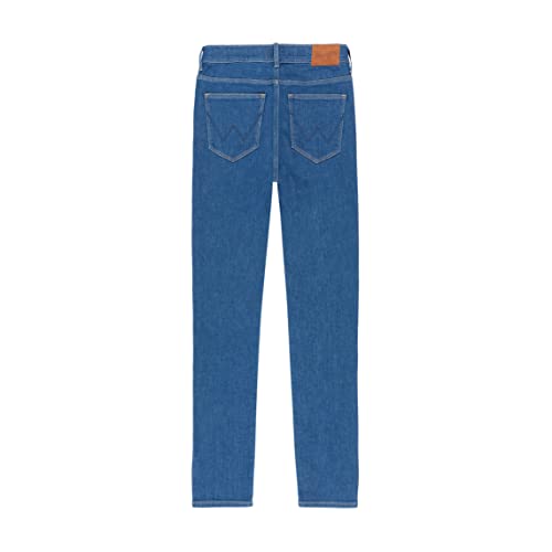 Wrangler Dżinsy damskie High Skinny, NIEBIESKI, 42W / 32L