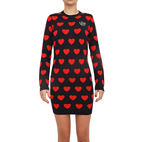 Love Moschino Sukienka damska na co dzień, F.nero/Cuor.red, 40