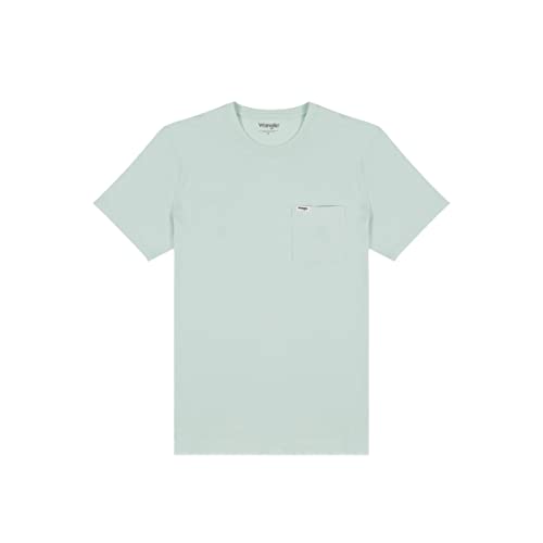 Wrangler Męski t-shirt kieszonkowy, SURF Spray, rozmiar L, Spray surf, L