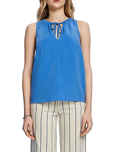 edc by ESPRIT bluzka damska, 410 / Bright Blue, XL