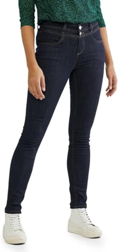 Street One Damskie spodnie jeansowe w stylu York Slim, Clean Rinsed, 31W / 30L