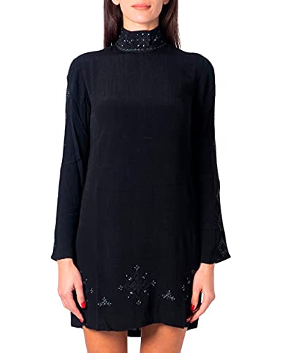 Desigual Sukienka damska 20wwvw60, czarna, 26, krótka, EU, czarny