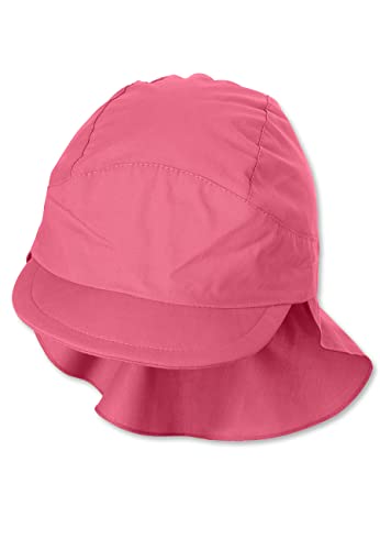 Sterntaler Unisex dziecięca czapka z daszkiem z ochroną karku, bez tasiemek do wiązania czapka dziecięca, koralowy, 51