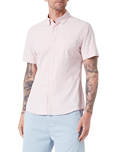 s.Oliver Koszula męska, z krótkim rękawem, różowa, L, Rosa, L