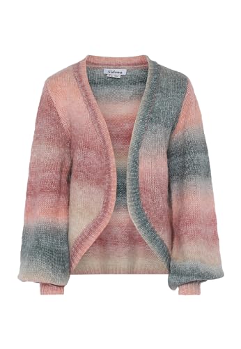 Sidona Damski sweter z dzianiny w kolorze tęczy nylon fioletowy wielokolorowy rozmiar XS/S, Fioletowy Wielokolorowy, XS