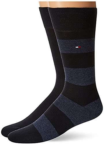 Tommy Hilfiger Skarpety męskie (2 sztuki), niebieski (Dark Navy 322), 43/46 EU