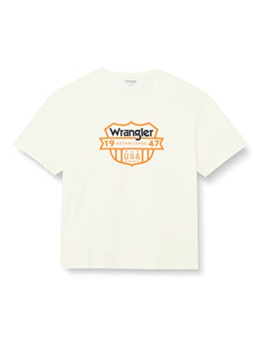 Wrangler T-shirt męski Graphic Tee, Worn White, XXL