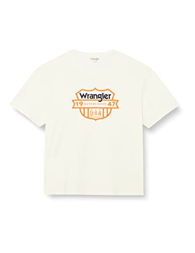 Wrangler T-shirt męski Graphic Tee, Worn White, XXL