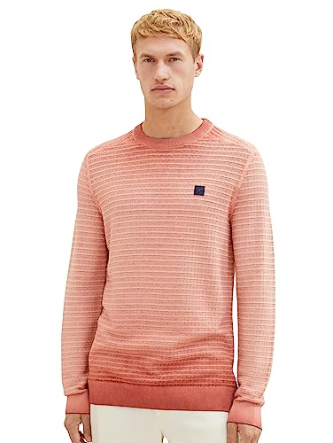 TOM TAILOR sweter męski, 14302 - Velvet Red, M