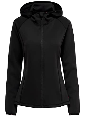Only Play Damska bluza Onpperformance Athl Cara Ls Hood Zip, czarny, XS