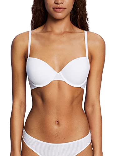 ESPRIT Damski biustonosz z miękkimi paskami Par Classic Padded T-Shirt Bra, 100, 80C