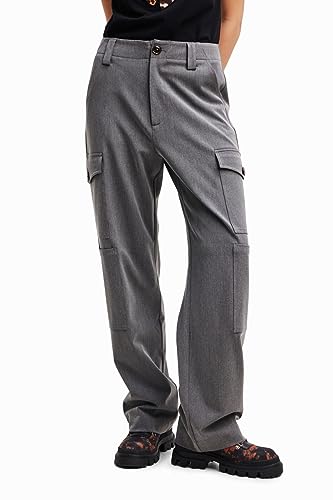 Desigual Spodnie męskie, 2003 Middle Gray Vigore, XL, czarny, XL