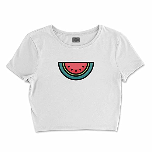 Bona Basics, Koszulka damska z nadrukiem cyfrowym,%100 bawełna, biała, casualowa, topy damskie, rozmiar: XL, biały, XL Krótki