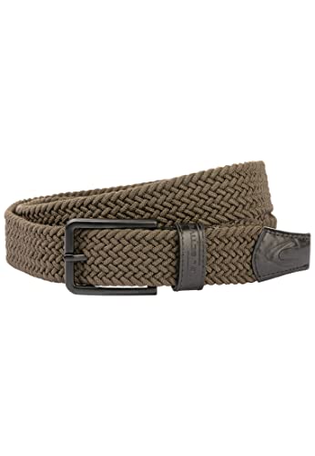 camel active pasek męski ribbon, brązowy (Olive Brown), S