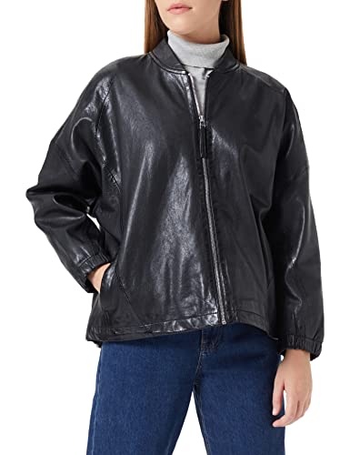 Freaky Nation Damska kurtka skórzana Swantje-FN czarna, L