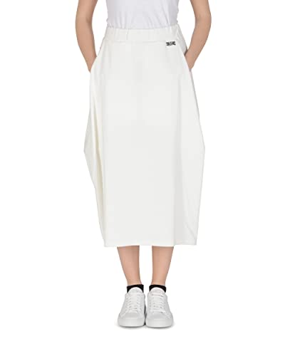 19V69 ITALIA Bambi Biała spódnica biznesowa, biała, XL (zestaw 8) damska, biały, XL