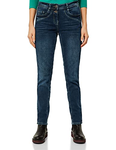 Cecil Damskie spodnie jeansowe B375938 Loose, Mid Blue wash, W29/L30, Mid Blue Wash, 29W / 30L