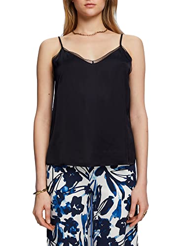 ESPRIT Collection Damska bluzka 043EO1F320, 001/BLACK, XXL, 001/Black, XXL