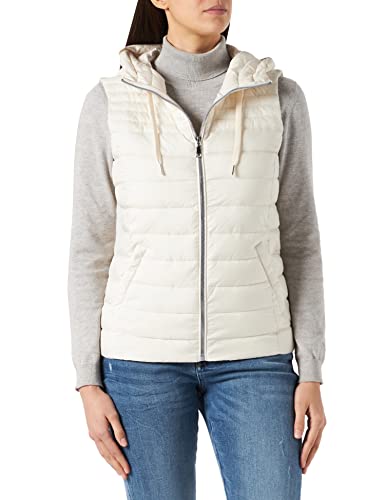 s.Oliver Kamizelka damska bez rękawów Regular Fit, Off-White, 34