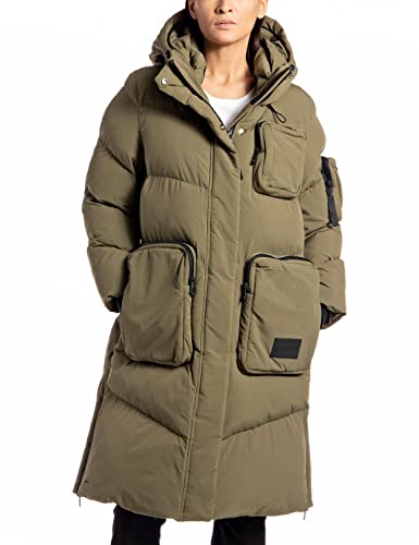 Replay Damski płaszcz puchowy, 238 Army Green, XS