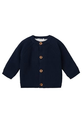 Noppies Niemowlęta kardigan Knit Nevers uniseks, Black Iris - P554, 68