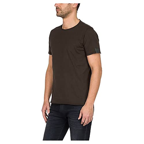 Replay Męski T-shirt M3590, 416 Marrone, XS