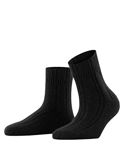 FALKE Kobiety Skarpety Bedsock W SO Angora ciepłe miękkie 1 Para, Czarny (Black 3009), 35-38