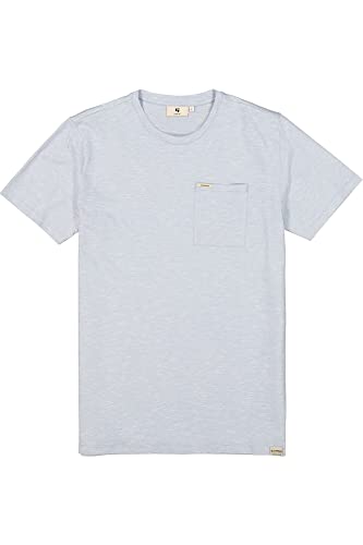 Garcia Męski T-shirt z krótkim rękawem, Dusty Blue, S, Dusty Blue, S