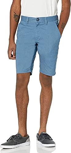 Volcom Męskie nafty hybrydowe chino, szorty 53,3 cm, słońce blaknące indygo, 52, Słońce wyblakłe, 36
