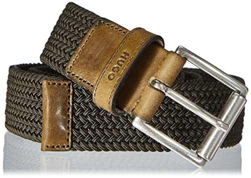 HUGO Pasek męski, Otwarty zielony 347, 100 cm