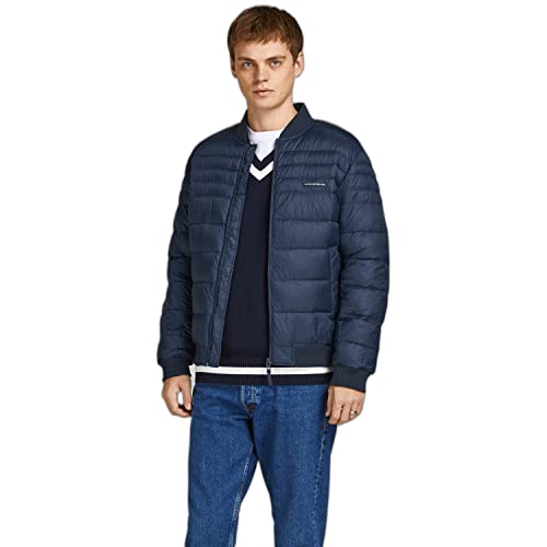 Jack&JONES Męska kurtka bomberka, granatowa, L