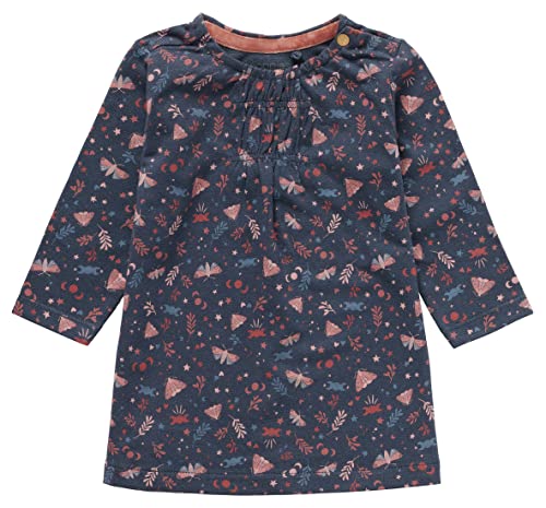 Noppies Baby Dziewczęca sukienka dziewczęca Loudi Long Sleeve Allover Print sukienka dziecięca, Blue Nights-P609, 68
