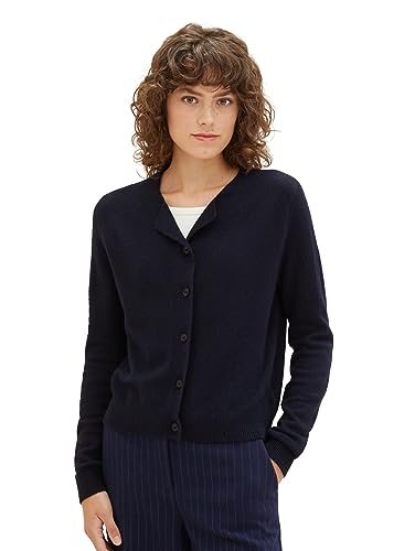 TOM TAILOR Damski kardigan z dzianiny, 10668 - Sky Captain Blue, 3XL