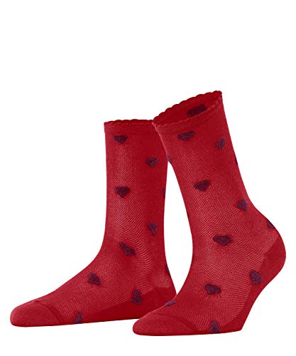 Falke Velour Beat W So Skarpetki damskie, Czerwony (Pomadka 8000), 39-42 EU
