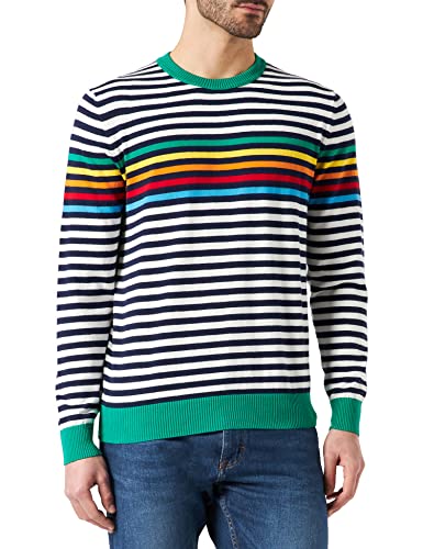 United Colors of Benetton Sweter męski, Wielokolorowy 911, S