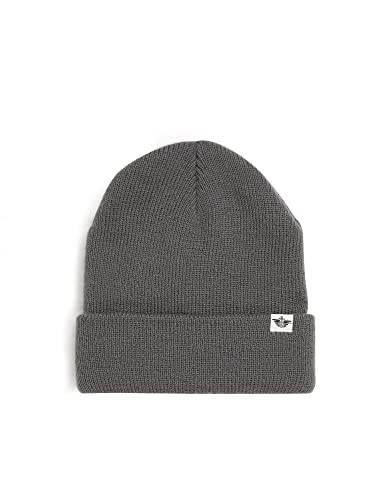 Dockers Męska czapka typu beanie Double Knit Mohair, ciemnoszara, rozmiar uniwersalny, ciemnoszary (Dark Grey Heather), jeden rozmiar