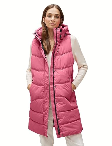 Street One Damska kamizelka pikowana A220198, Light Peony Pink, 38, Jasna piwonia, różowa, 38