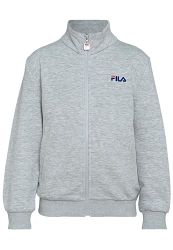 FILA BREDDIN-Light Grey Melange-110/116, jasnoszary melanżowy, 110-116