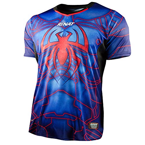 Rinat Aracnik T-shirt piłkarski trykot bramkarski niebieski niebieski/czerwony S