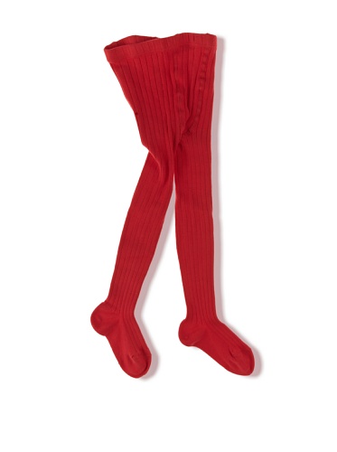 Cóndor Unisex – dziecięce rajstopy Canalé, czerwone, 140, czerwony