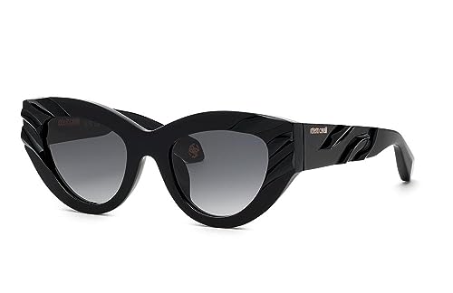 Just Cavalli Okulary przeciwsłoneczne Roberto Cavalli Damskie, Shiny Black, 51/21/140