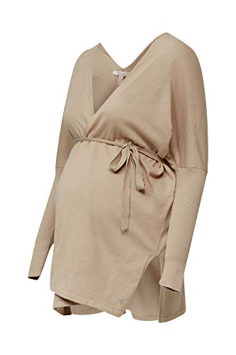 ESPRIT Damski kardigan ciążowy L, Beżowy (beżowy 270), XS