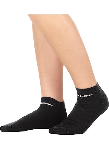Trigema Męskie skarpety typu sneaker, dwupak, czarny (schwarz 008), 39-42 EU