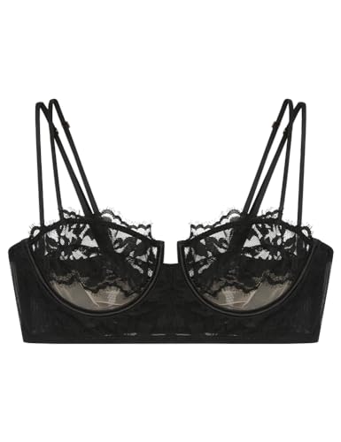 Women'secret Biustonosz Balconette Koronka Czarny, czarny, 100C