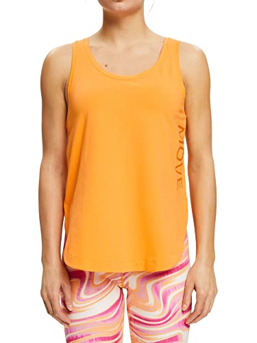ESPRIT Damska koszulka BCI top na ramiączkach/Cami Shirt, GOLDEN ORANGE, XL, złoty pomarańczowy, XL