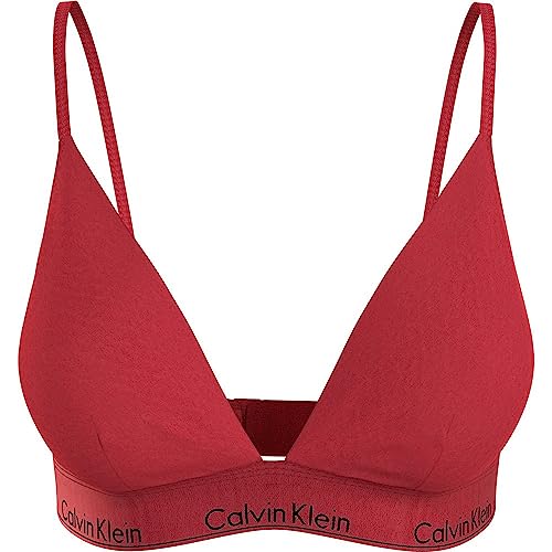 Calvin Klein Biustonosze trójkątne damskie, Czerwony, S