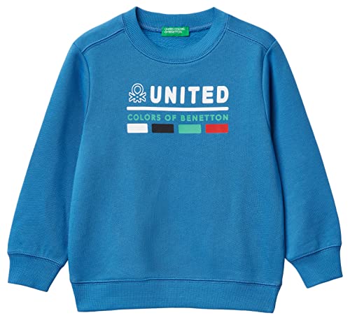 United Colors of Benetton Bluza chłopięca, azzurro Intenso 3f4, 82