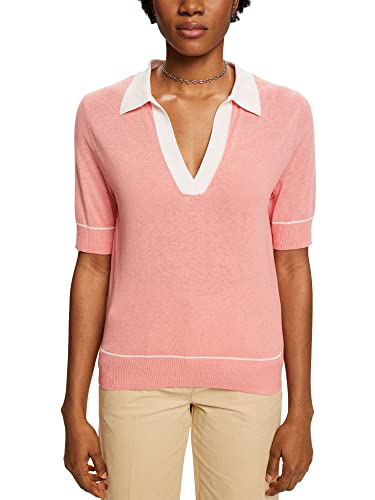 ESPRIT Damski sweter 023EE1I306, 673/PINK 4, XS, 673/Pink 4, XS