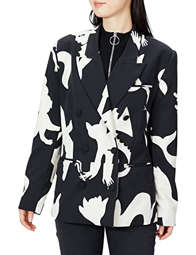 Desigual Damska kurtka 20WWEWDM2000M, czarna, XL (DE)